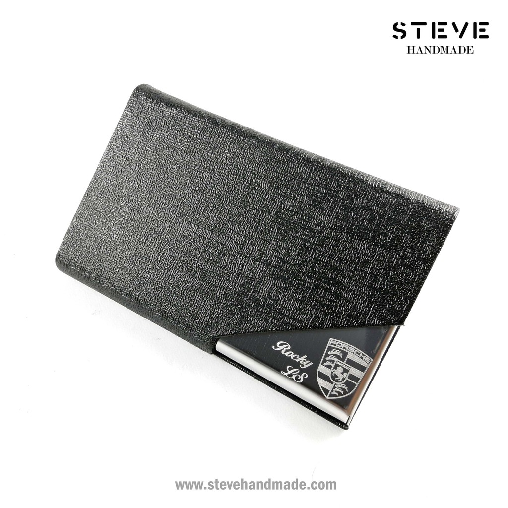 Tempat Kartu Nama Name Card Holder Dompet Kartu Kredit Credit Card Wallet CH0016 Custom Blue