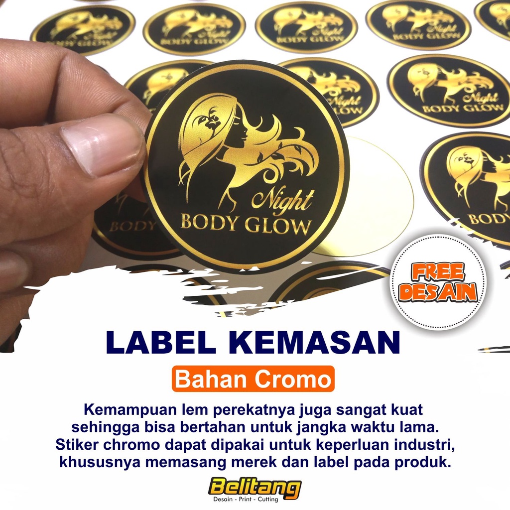 Jual Stiker Cromo A3 Label Kemasan Produk Makanan And Snack Shopee Indonesia 7165