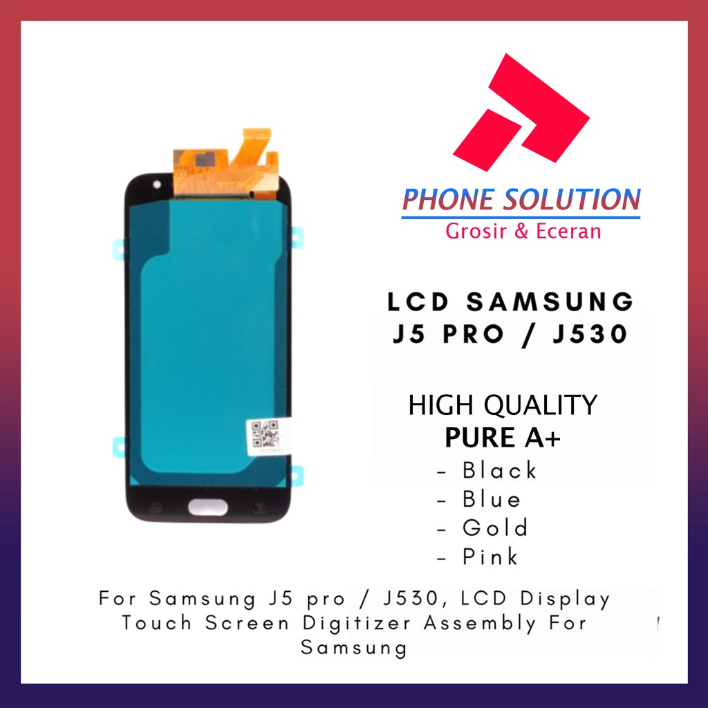 LCD Samsung J5 Pro / LCD Samsung J530 2017 100% Original Fullset Touchscreen // Supplier LCD Samsung - Garansi 1 Bulan