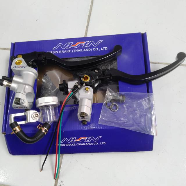 master rem nissin universal motor kopling / handle nissin / hendel nisiin / hendel satu set motor