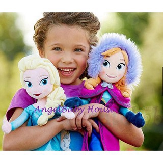 Ifone Boneka Princess Disney Frozen Elsa &amp; Anna Ukuran 40cm / 50cm untuk Hadiah Natal