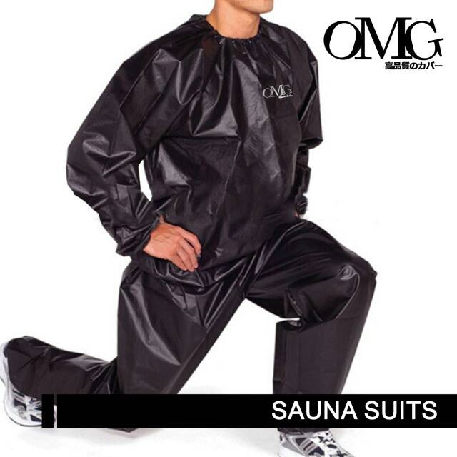 Baju Sauna Suits OMG Olahraga Workout Lari Running Keringat Diet Laki Cewek