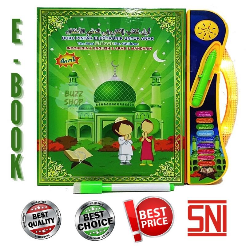 E-book Muslim / ebook 4 bahasa Islamic - mainan edukasi Buku Pintar-5