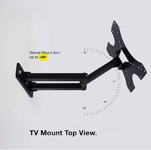 Bracket LED TV 43 40 32 28 24 22 inch Import SWIVEL 4 Arah Premium Design