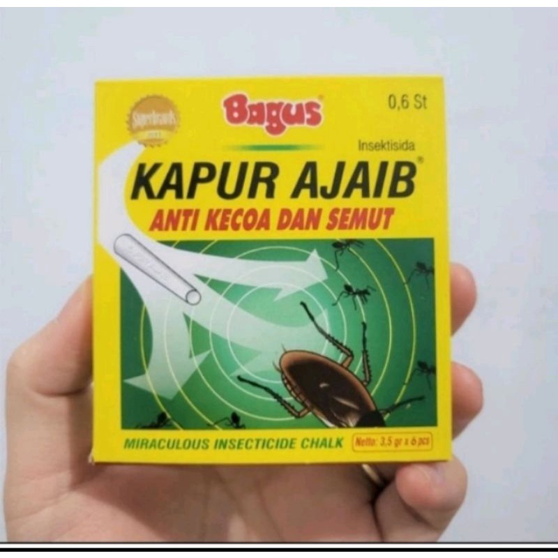 KAPUR SEMUT - BAGUS - KAPUR AJAIB ANTI KECOA & SEMUT