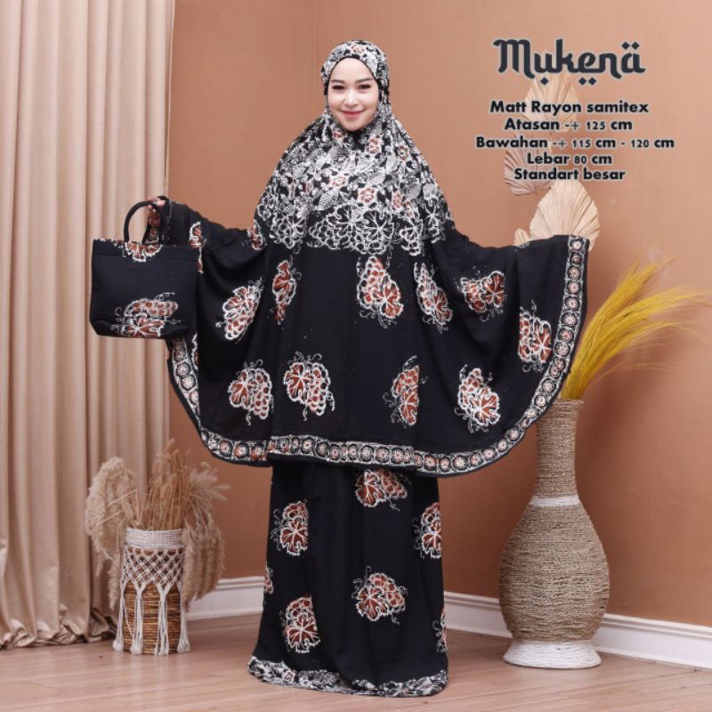 mukena batik cap encim