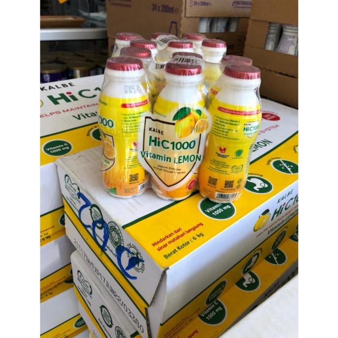 Hi C1000 Kalbe / Vitamin C Drink 1 Dus 36 Pcs - Lemon D7F8H_Urgs
