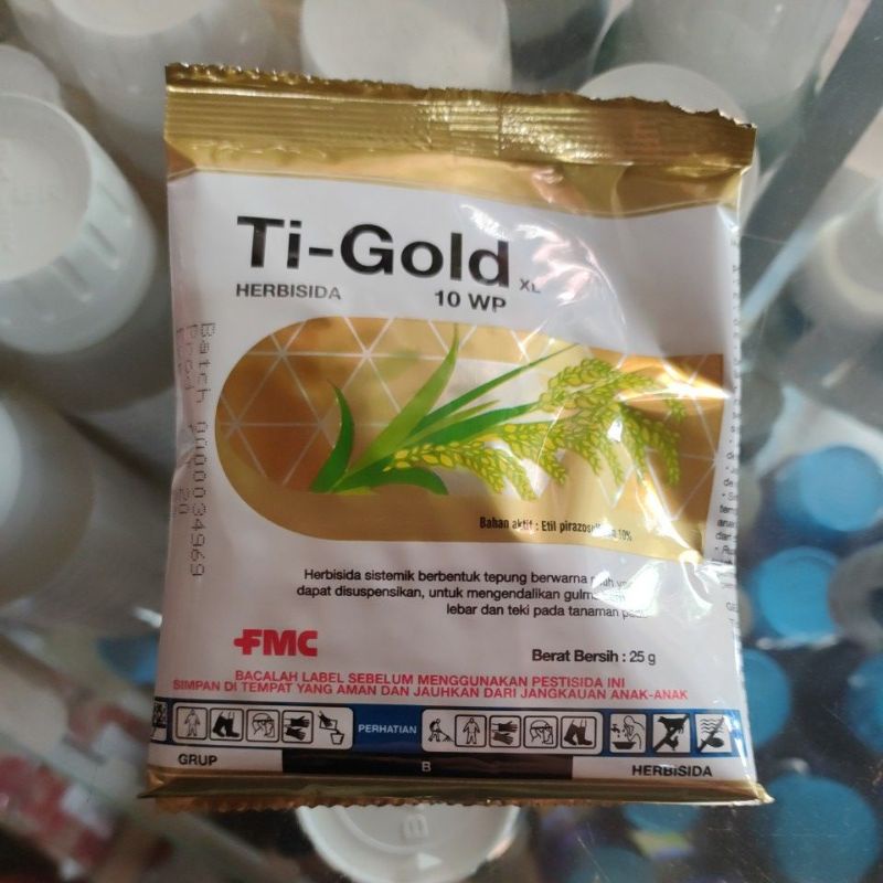 Herbisida Padi Ti Gold Ti - Gold XL 10 WP 25 Gram