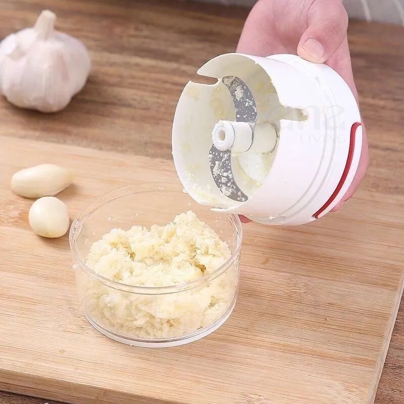 Vana Mini Chopper Bawang Putih dan Cabe Gilingan Daging Manual Tangan Blender Bumbu Speedy