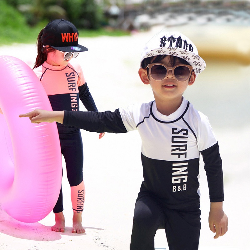 Anak Perempuan Putri Duyung  Renang 2022  Ikan Ekor Split Swimsuit Renang Air Panas Anak Bikini Sete