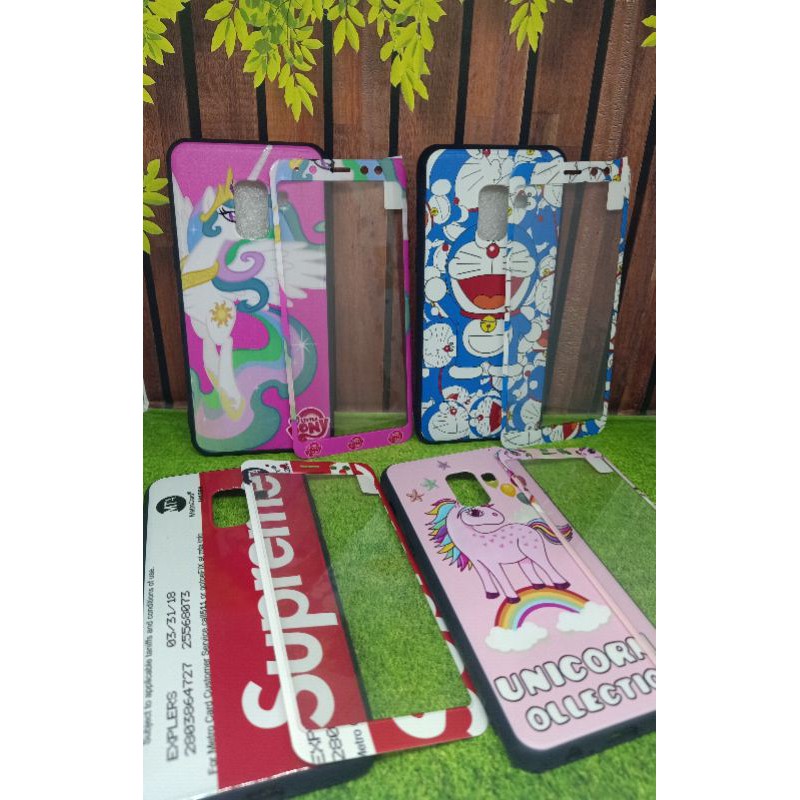 Softcase Motif Samsung A8, A8+ &amp; J7prime