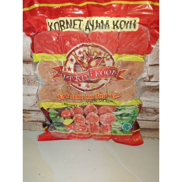 

Kornet ayam bentuk Koin