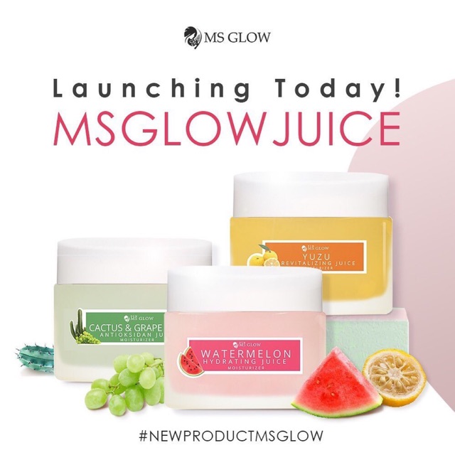 Ms glow juice moisturizer pelembab wajah MS GLOW