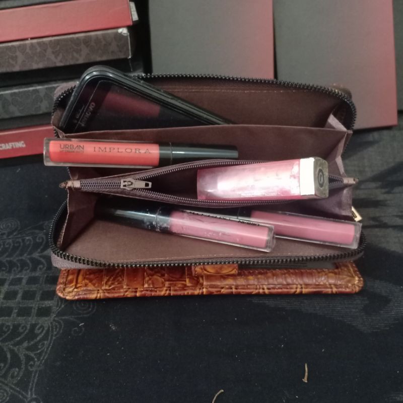 DOMPET KULIT SAPI WANITA KULIT SAPI PREMIUM KULIT SAPI LIPAT KULIT SAPI PANJANG ELEGANT