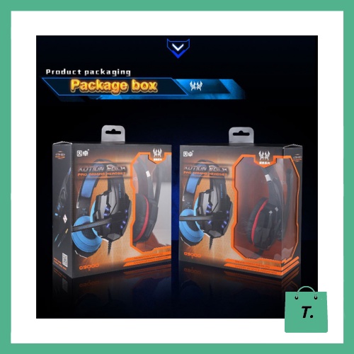 KOTION EACH G9000 GAMING HEADSET HEADPHONE TWISTED WITH RGB LED LIGHT