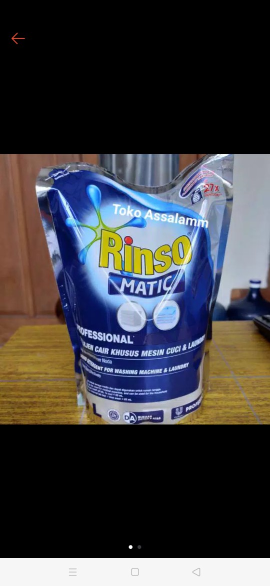 Rinso Matic Professional 1,8l (khusus Gosend/grab)