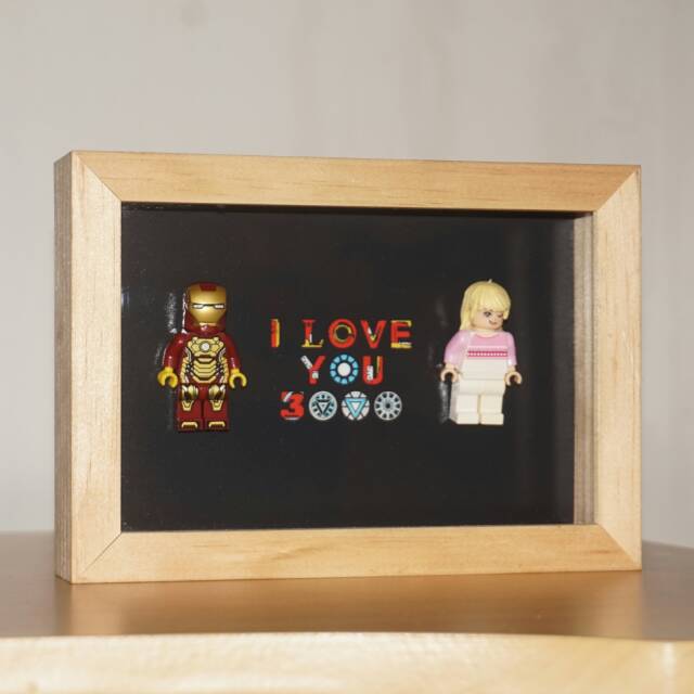 

I love you 3000 kado hadiah unik frame dekorasi souvenirs
