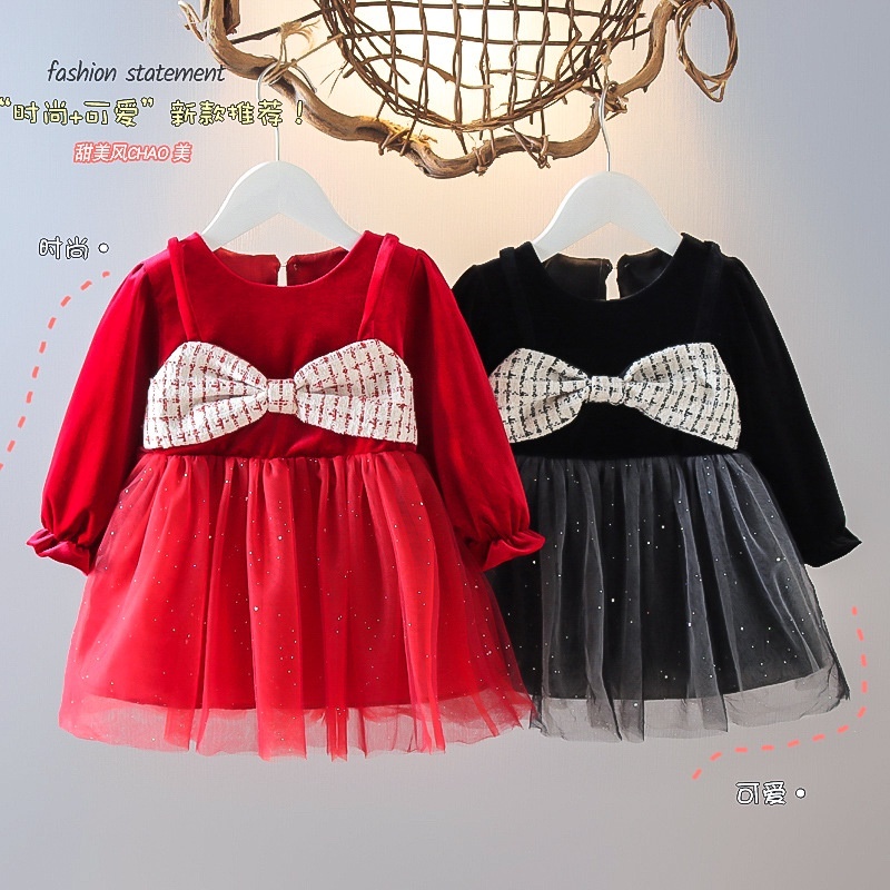 HappyOliver DRESS MINI CARLA EBV Baju Dress Anak Perempuan Import Imlek cheongsam