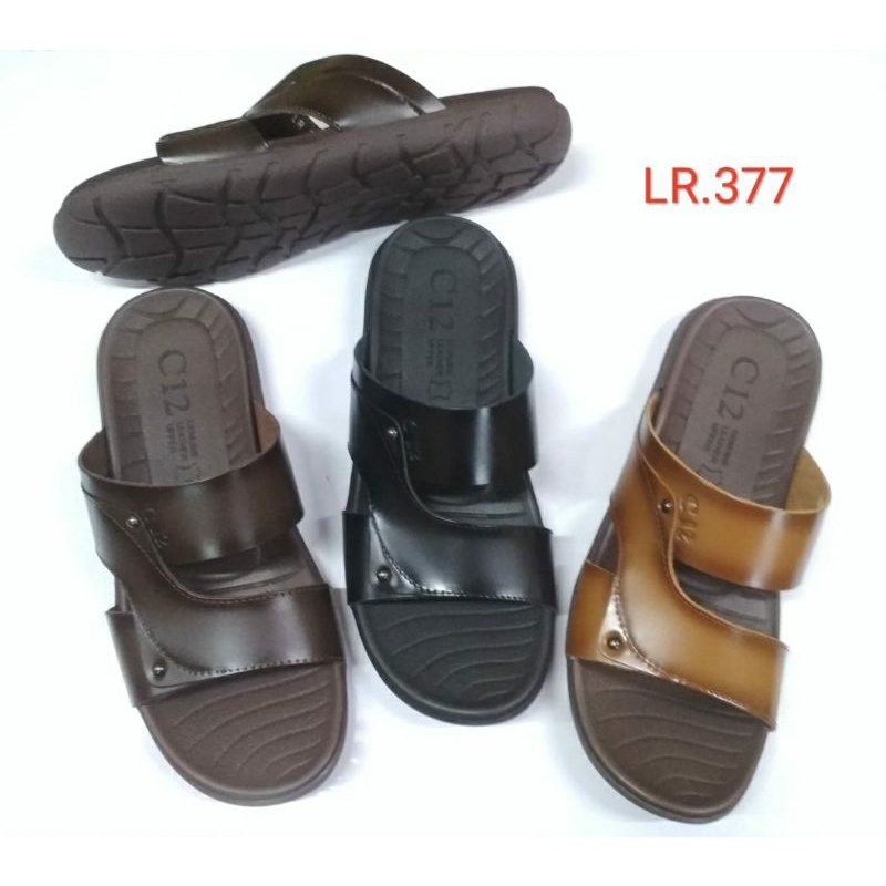 SANDAL KULIT PRIA C12 LR 377 39-42