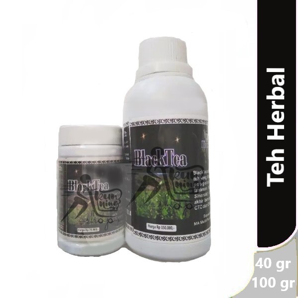 

BlackTea 40 & 100 gram - minuman teh hitam kesehatan herbal black tea