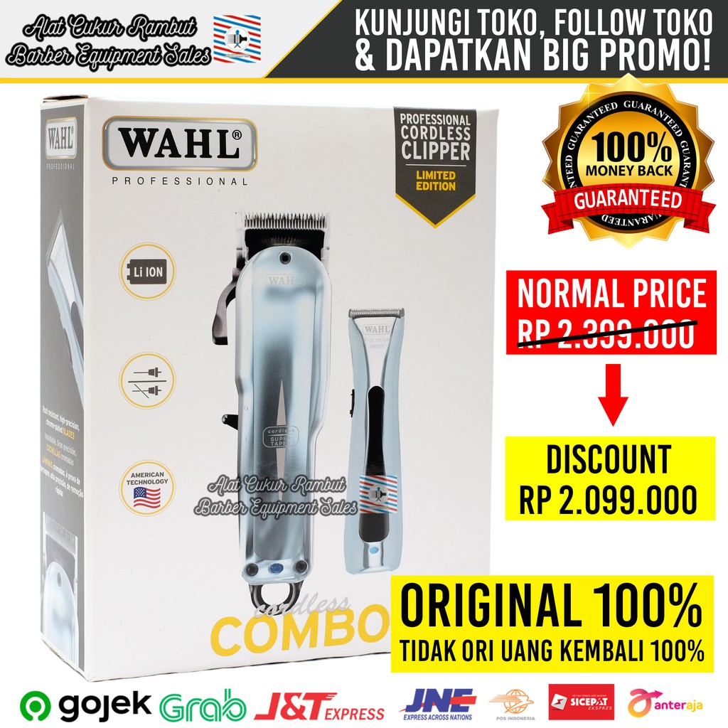 WAHL Super Taper Cordless Barber Combo Cordless WAHL Beret Original