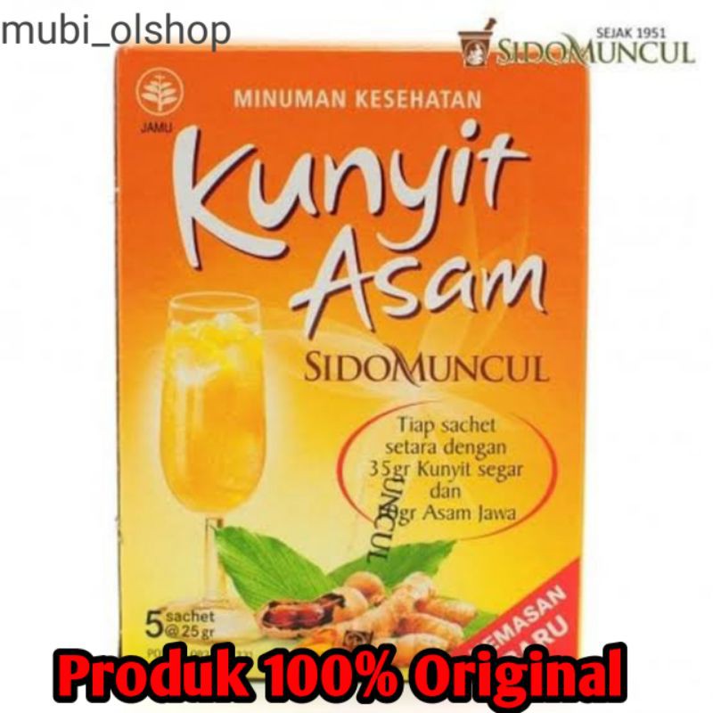 Jual Kunyit Asam Sidomuncul Sachet | Shopee Indonesia