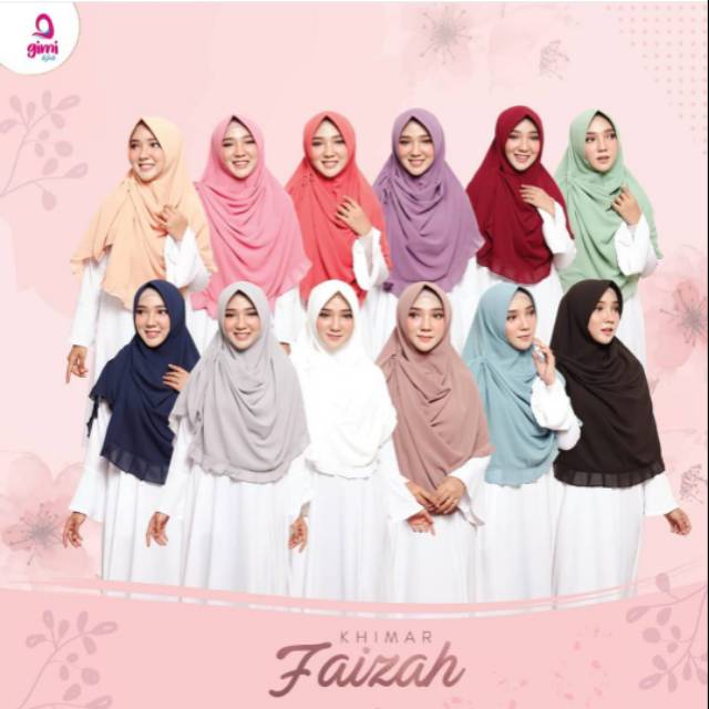 Gimi Hijab- Hijab instan Khimar Faizah