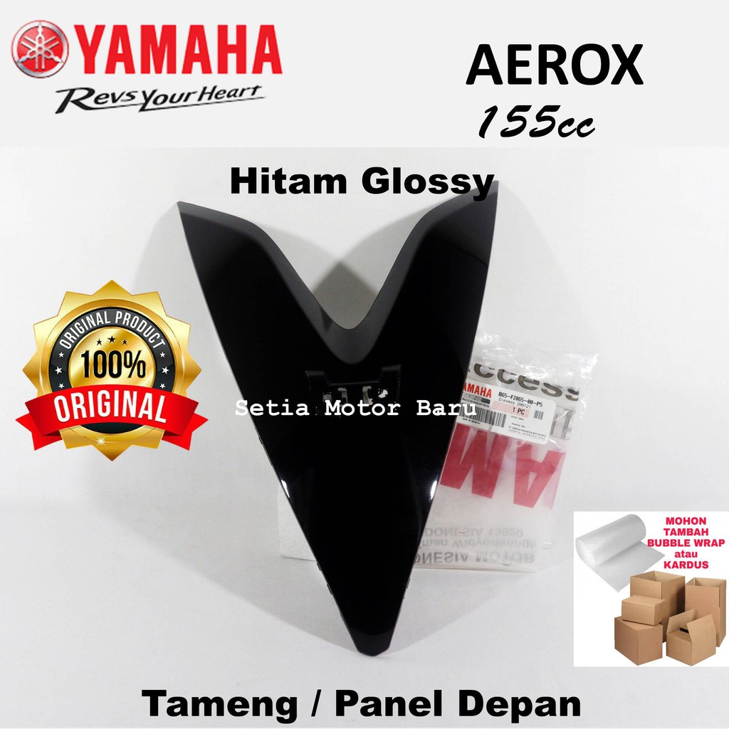 Jual Yamaha Cover Front Tameng Panel Depan Motor Aerox 155 Vva Hitam
