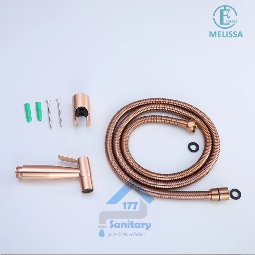 Jet Shower STAINLESS 304 Rose Gold RG21-Semprotan kloset washer Shower bidet toilet rosegold closet cebok washer spray/D27