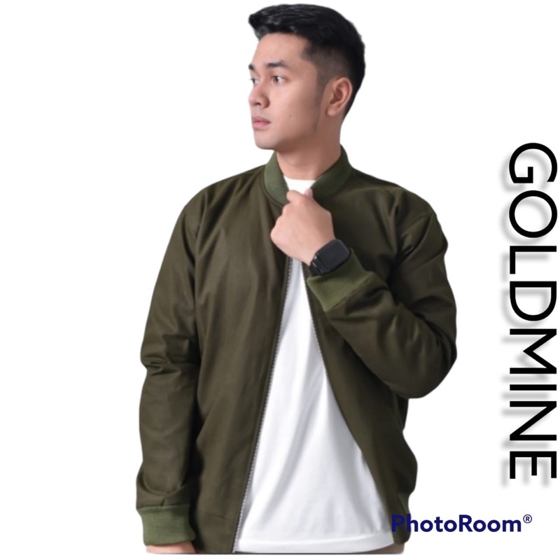 crush jacket bomber pria Gold mine/bomber jacket premium taslan/jacket bomber terlaris