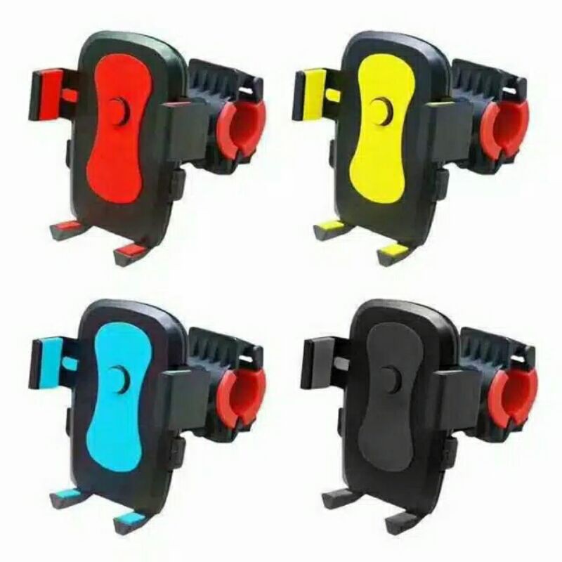 holder sepeda stang bicycle buat handphone model tarik untuk sepeda gowes dan motor