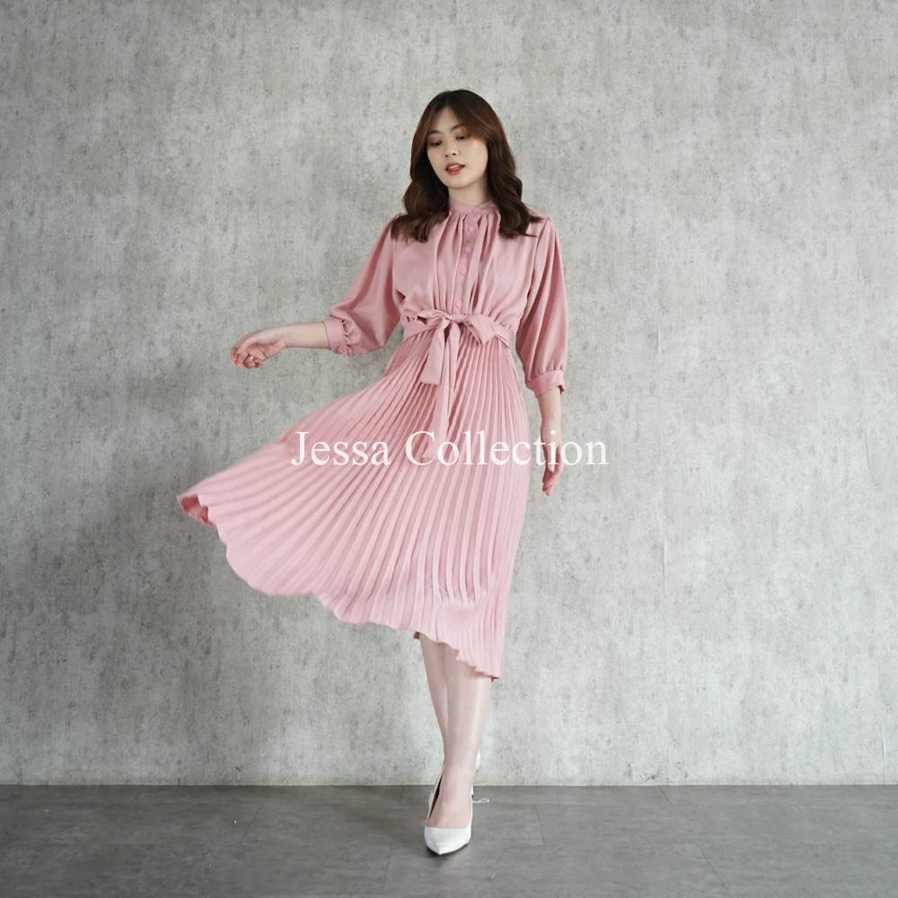 Gania Ribbon Dress LN