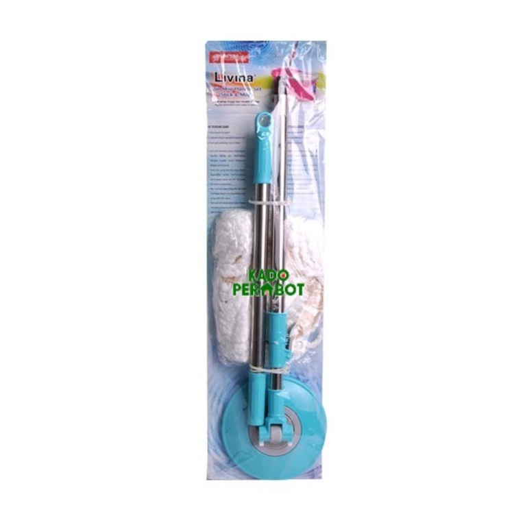 LIVINA SPIN MOP HANDLE SET BM-51 - REFIL GAGANG PEL SPINMOP LIONSTAR