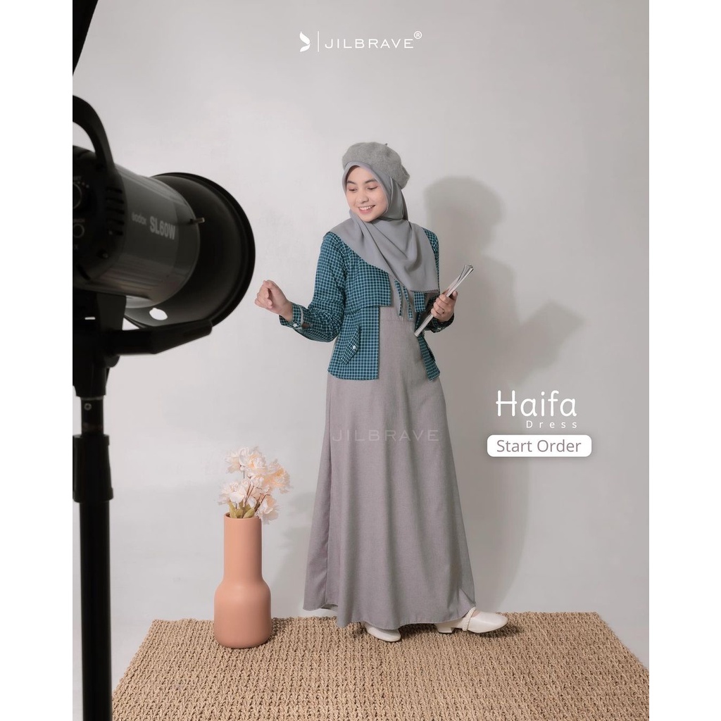 ❤️DISKON❤️ Haifa Dress Jilbrave