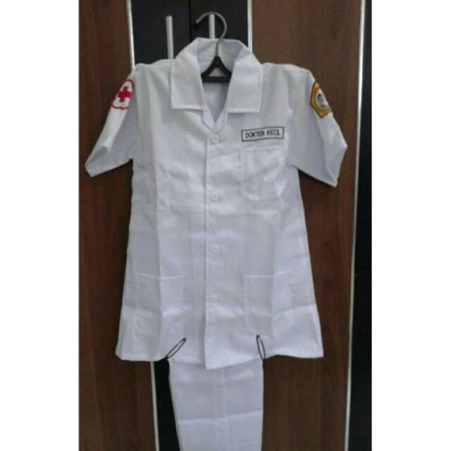 baju dokter anak,,untuk TK +SD