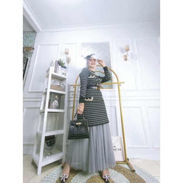 Tunik Rajut Premium / Tunik / Tunik Import / Tunik Lucu / Tunik Mewah / Tunik Hitam / Tunik Krem / T