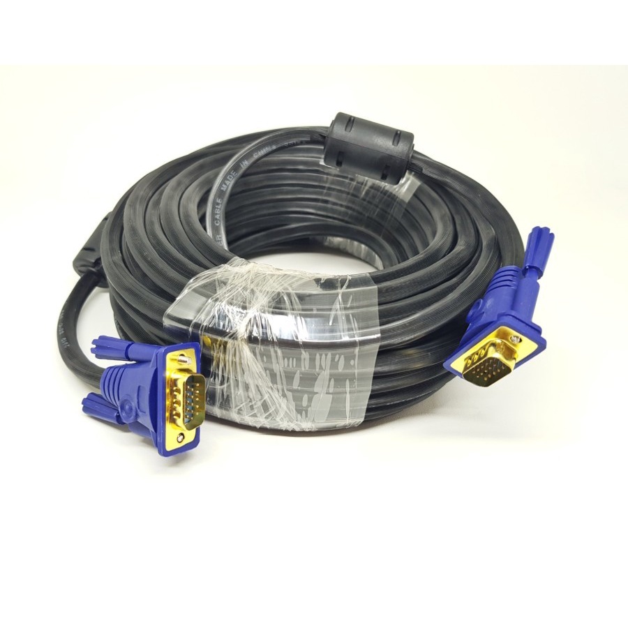 KABEL VGA 30M HIGH QUALITY GOLD PLATED / VGA 30 METER / VGA 30 M