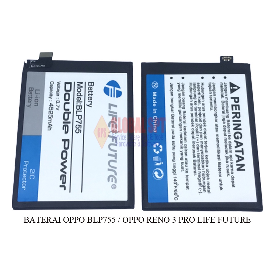 BATERAI OPPO BLP755 LIFE FUTURE / BATERE / BATRE RENO 3 PRO LF / RENO3 PRO