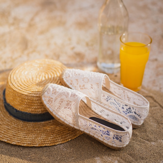 Cipka Espadrilles - White