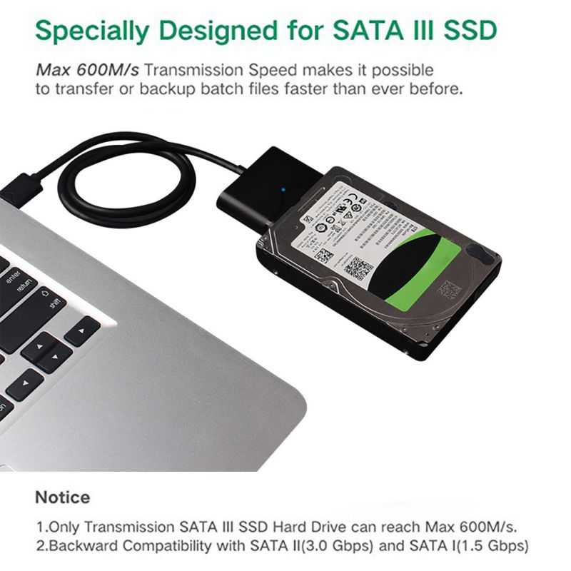 IDN TECH - SATA to USB 3.0 HDD / SSD Adapter - UT-3112