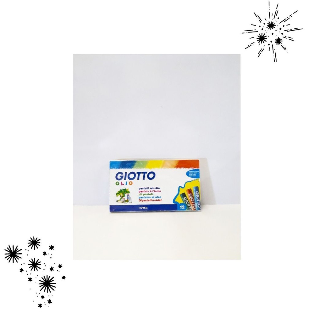 

OIL PASTEL 12COLORS 293000 GIOTTO