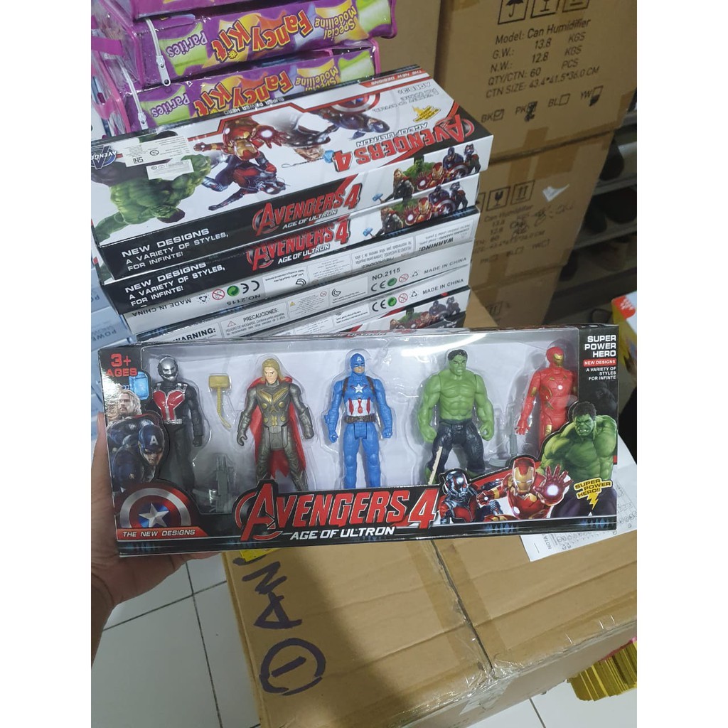 Mainan Avengers 5in1 - Robot Avengers Anak Edukatif   Heroes 5 in 1 - A002