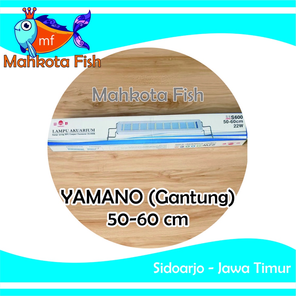 Lampu Gantung Aquarium 50-60 cm HEMAT ENERGY | Aquascape (GRATIS Buble)