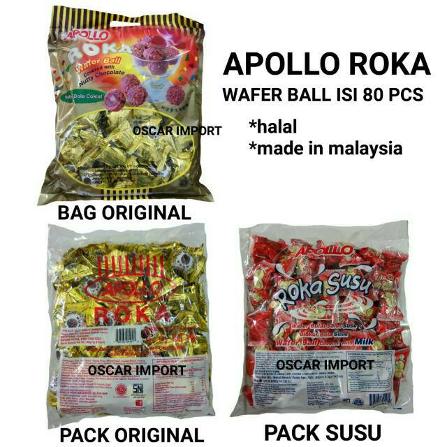 

ROKA ISI 80 APOLLO ORIGINAL ISI 80PCS SUSU TWIN koko