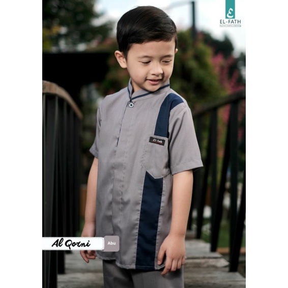 Setelan Baju Koko Anak Al Qorni Anak (5 Varian Warna) by El-fath