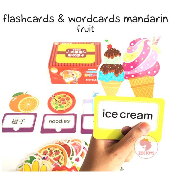 Zoetoys Flashcards Basic Mandarin | Flashcard Kartu Pintar Balita Termurah Animal Body Parts Children | Flash Card Alat Bantu Belajar | Mainan Edukasi Anak