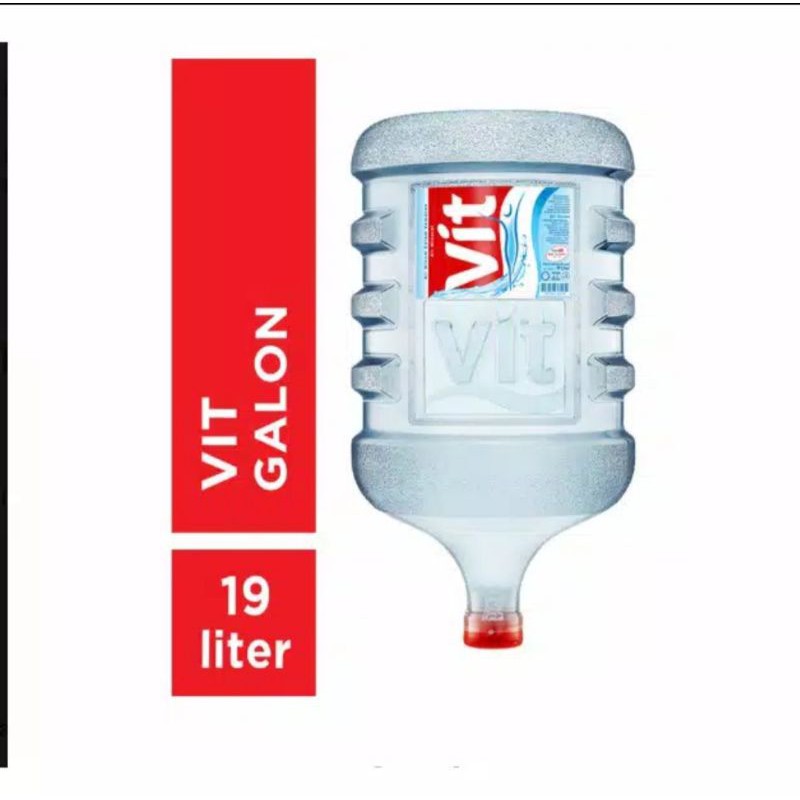 

Vit Galon air mineral 19Liter (+isi kemasan)