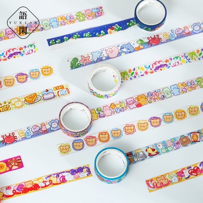 

HI355 Tape Washi Cute Bear Planet Fruit Decorative DIY