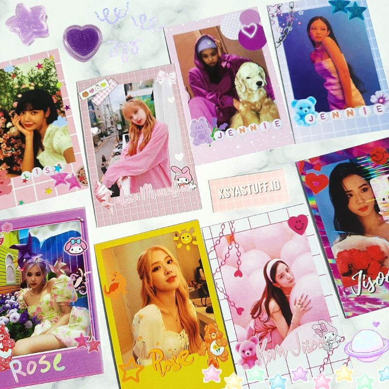 POLAROID DECO BLACKPINK | JENNIE ROSE LISA JISOO