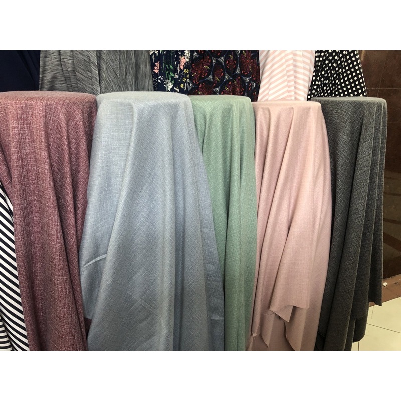 Kain Cotton Linen Zara Garment